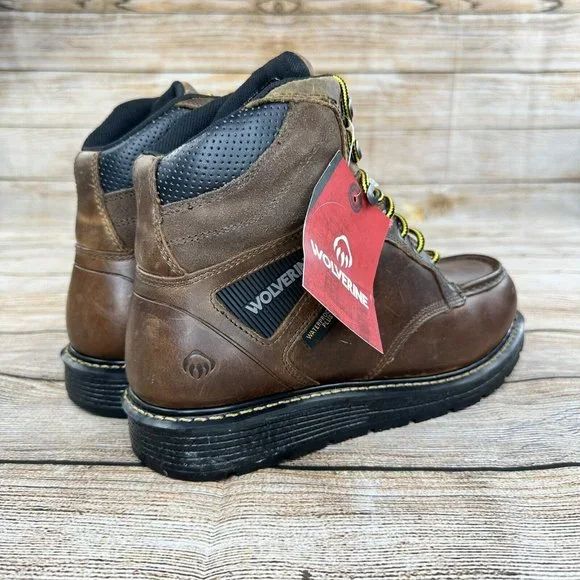 Wolverine Hellcat 6” Boots Men Size 11 M Ultraspring Moc Toe Work WP Boots - NEW
